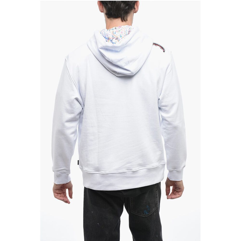 Sprayground Kapuzenpullover aus gebürsteter Baumwolle mit kontrastierendem Druck