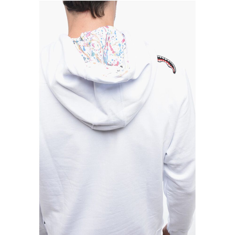 Sprayground Kapuzenpullover aus gebürsteter Baumwolle mit kontrastierendem Druck