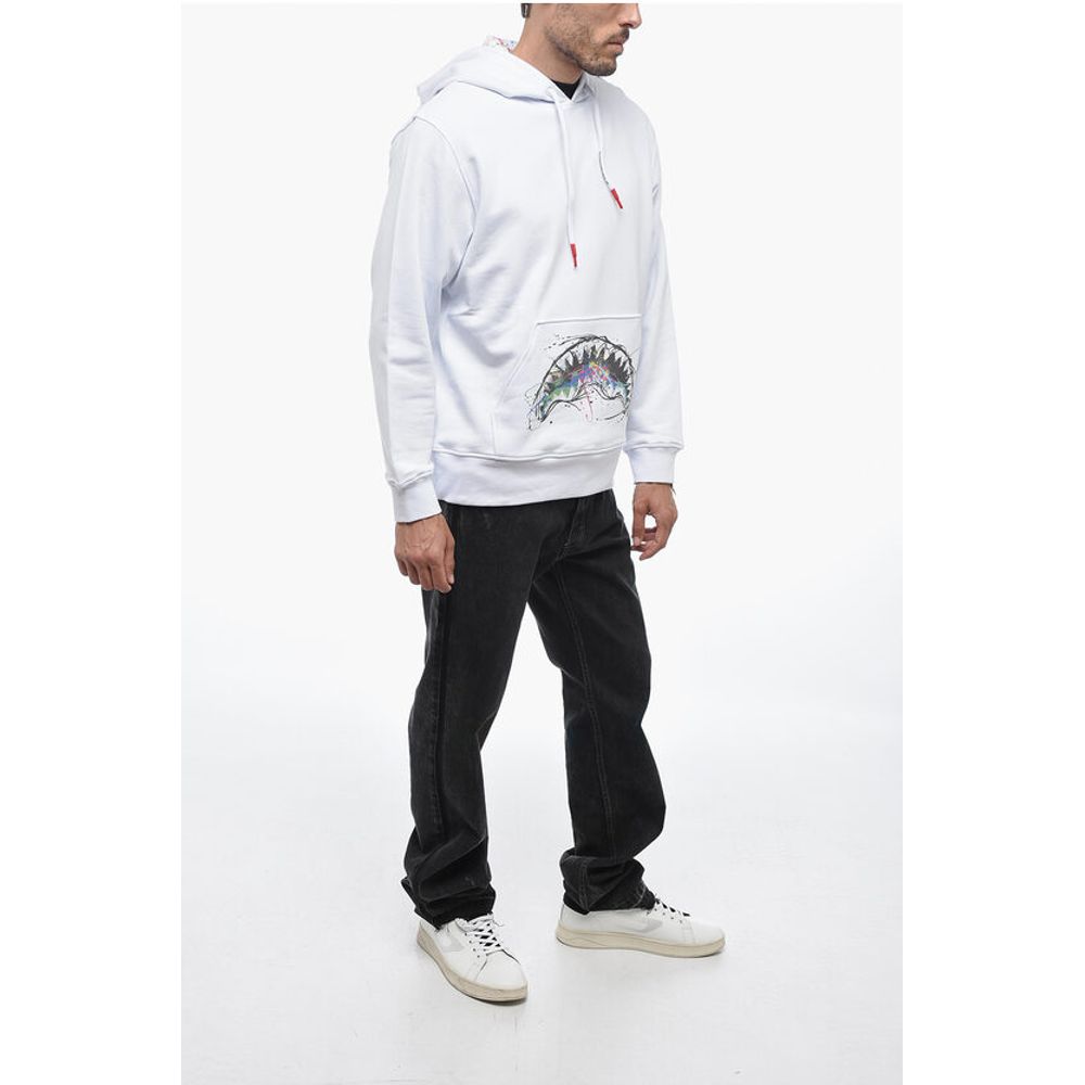 Sprayground Kapuzenpullover aus gebürsteter Baumwolle mit kontrastierendem Druck