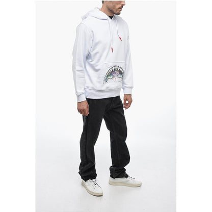 Sprayground Kapuzenpullover aus gebürsteter Baumwolle mit kontrastierendem Druck