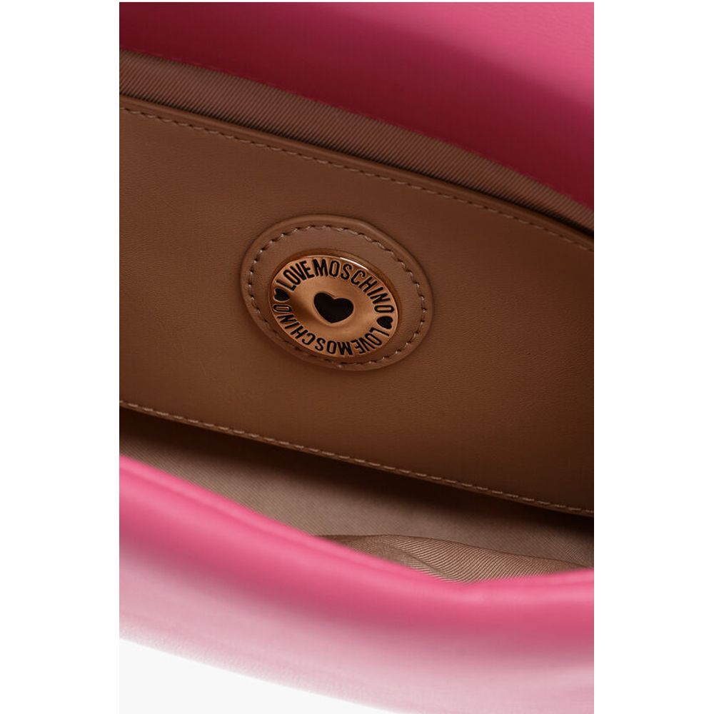 Moschino LOVE Crossbody-Tasche aus Kunstleder mit goldener Kette