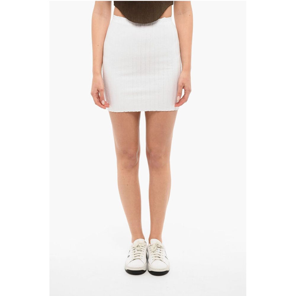 Cotton Citizen CAPRI Minirock aus gerippter Stretch-Baumwolle