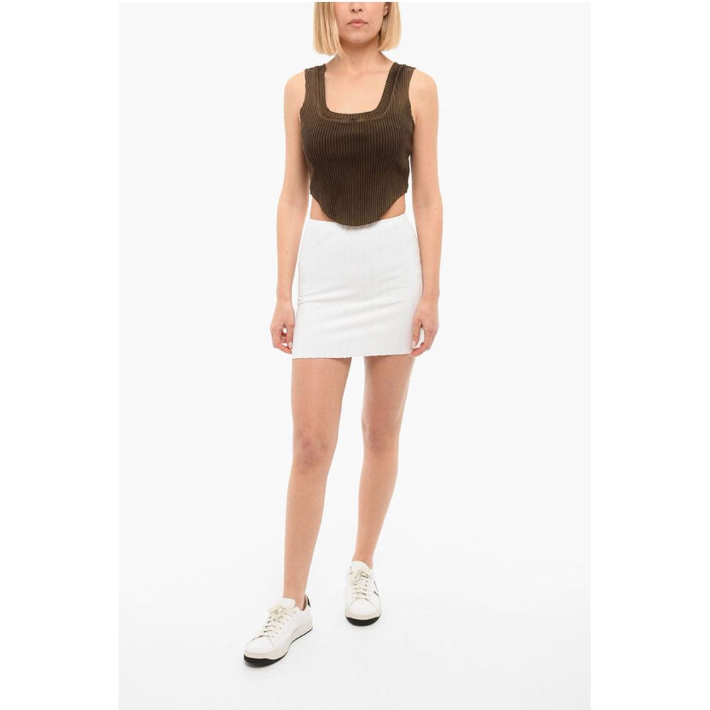 Cotton Citizen CAPRI Minirock aus gerippter Stretch-Baumwolle