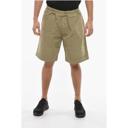 14 BROS Baumwollshorts mit Kordelzug an der Taille