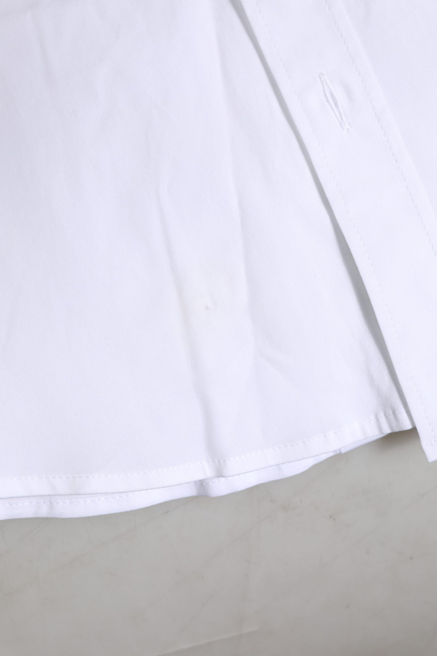 Dolce & Gabbana Weißes Baumwollhemd GOLD mit langen Ärmeln