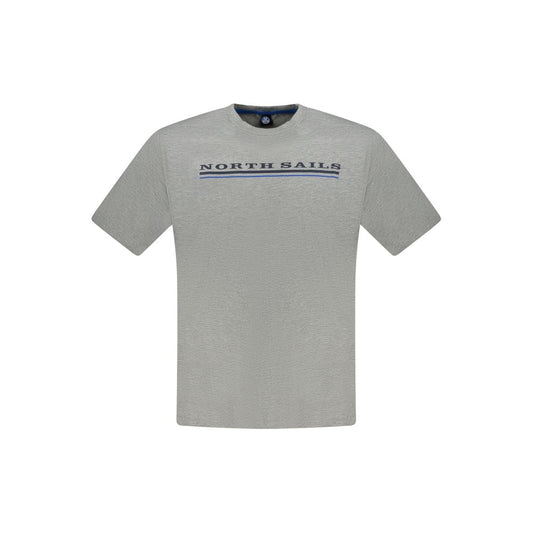 North Sails Braunes Baumwoll-T-Shirt für Männer
