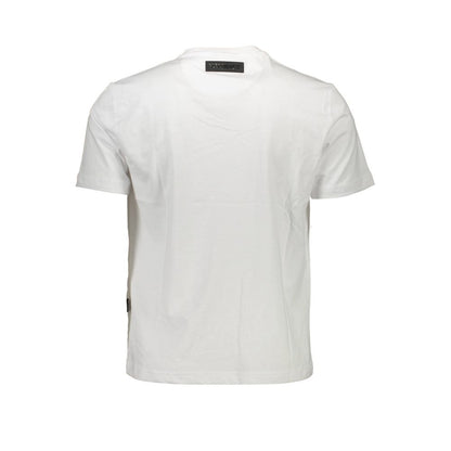 Plein Sport Weißes Baumwolle Männer T-Shirt