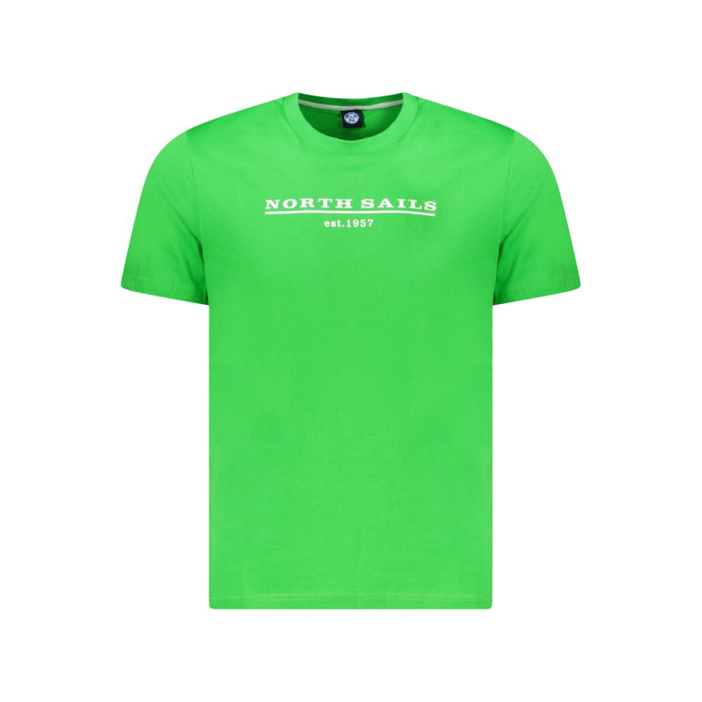North Sails Grünes Baumwolle Männer T-Shirt
