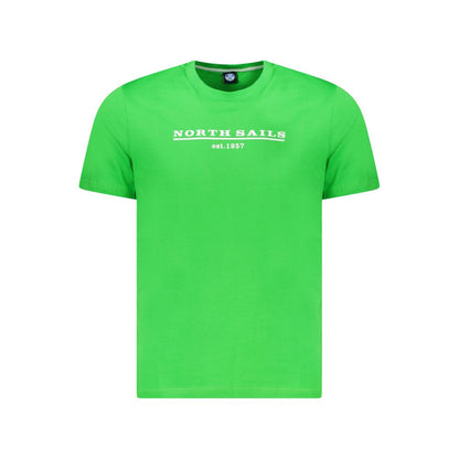 North Sails Grünes Baumwolle Männer T-Shirt