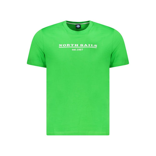 North Sails Grünes Baumwolle Männer T-Shirt