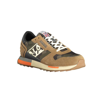 Napapijri Beige Leder Herren Sneaker