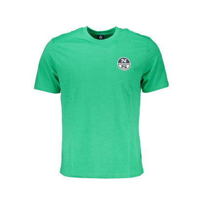 North Sails T-Shirt aus grüner Baumwolle