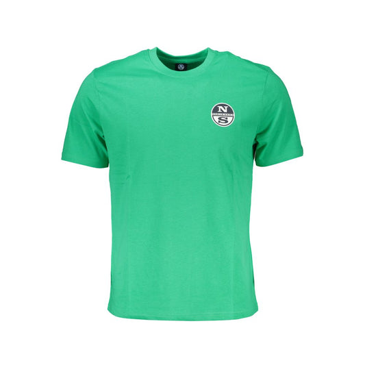 North Sails T-Shirt aus grüner Baumwolle