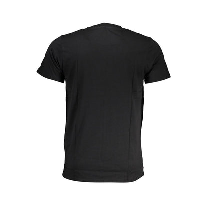 Cavalli Class Schwarzes T-Shirt aus Baumwolle