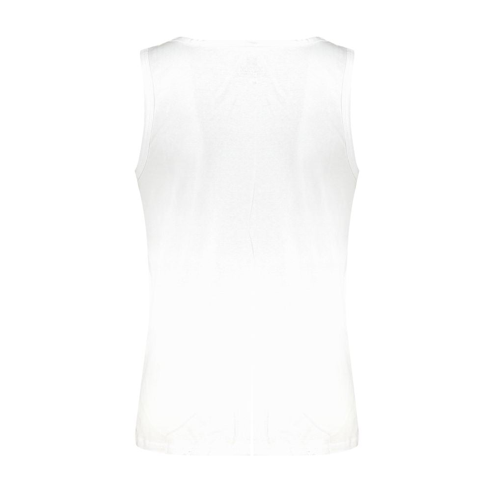 Norway 1963 Weißes Baumwoll-Tank-Top für Männer