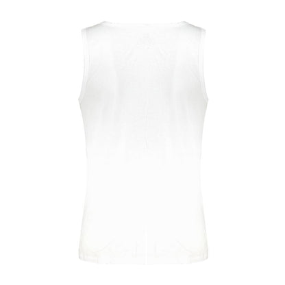 Norway 1963 Weißes Baumwoll-Tank-Top für Männer