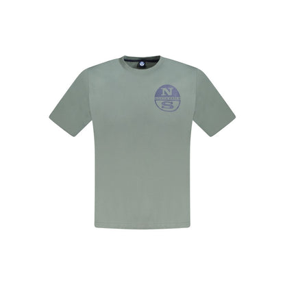 North Sails Grünes Baumwolle Männer T-Shirt