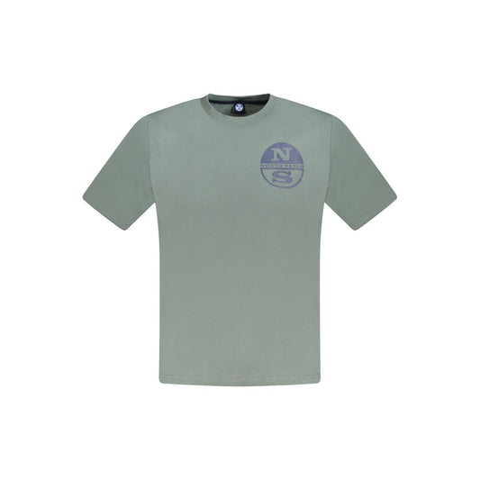 North Sails Grünes Baumwolle Männer T-Shirt