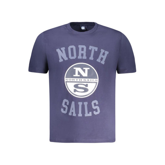 North Sails Blau Baumwolle Männer T-Shirt