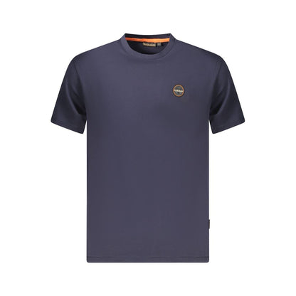 Napapijri Blaues Bio-Baumwoll-T-Shirt für Männer