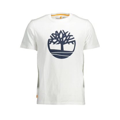 Timberland Weißes Baumwolle Männer T-Shirt