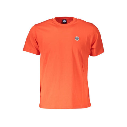 North Sails Rotes Baumwolle Männer T-Shirt