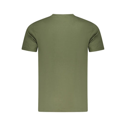 Cavalli Class Grünes Baumwolle Männer T-Shirt
