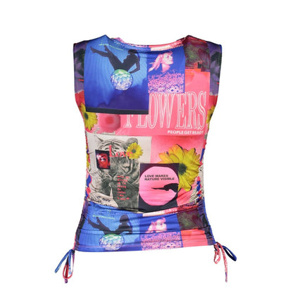 Desigual Blaues Acetat Damen Top