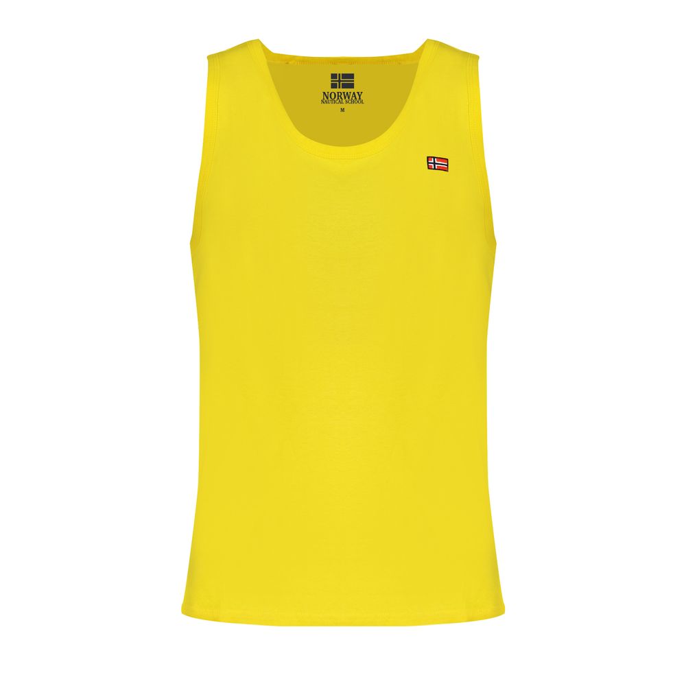Norway 1963 Gelbes Baumwolle Männer Tank Top
