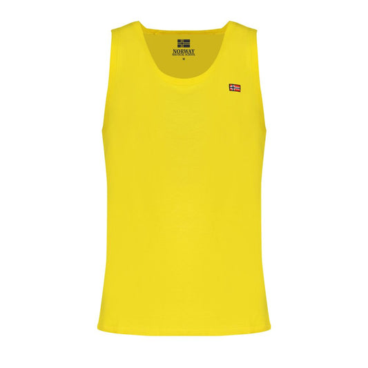Norway 1963 Gelbes Baumwolle Männer Tank Top