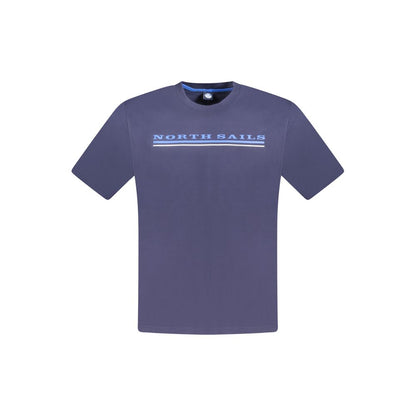 North Sails Blau Baumwolle Männer T-Shirt