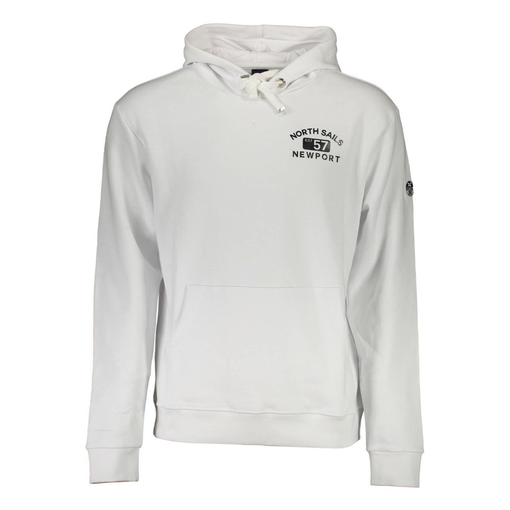 North Sails Weißer Baumwollpullover für Männer