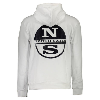 North Sails Weißer Baumwollpullover für Männer