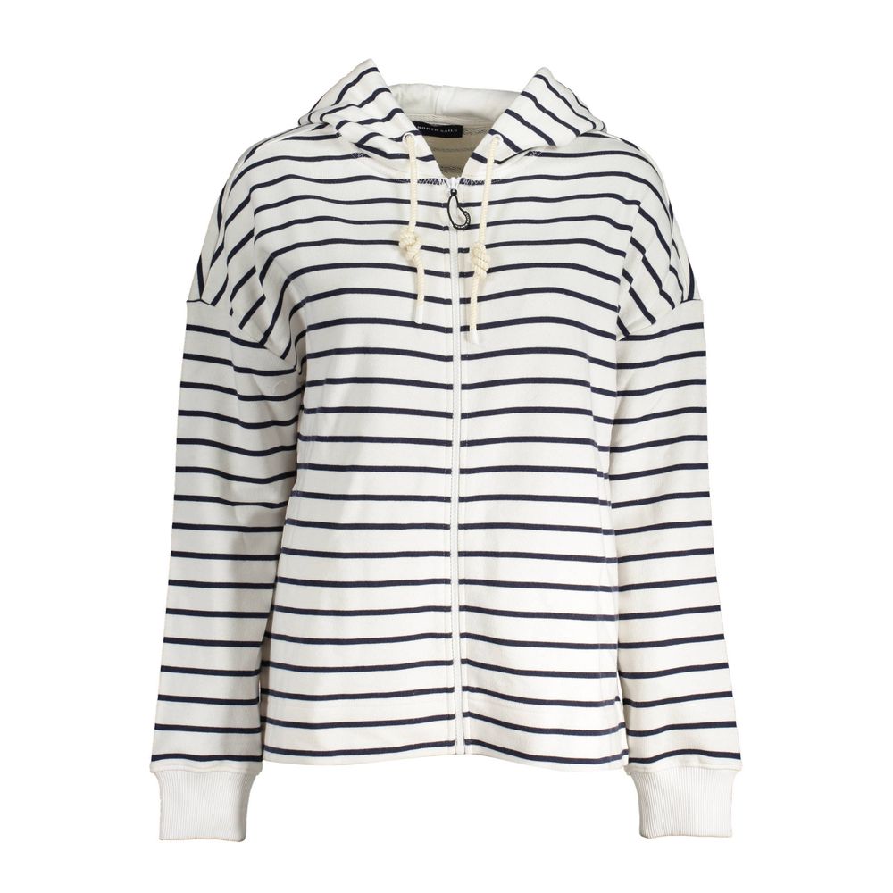 North Sails Weißer Baumwollpullover für Frauen