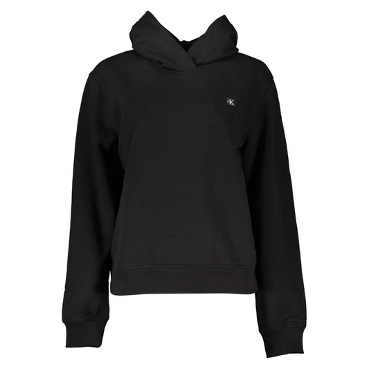 Calvin Klein Schwarzer Baumwollpullover für Frauen