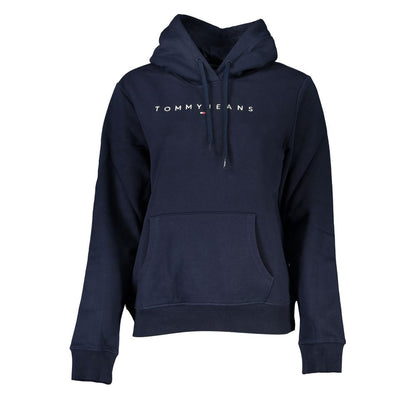Tommy Hilfiger Blaues Bio-Baumwoll-Sweatshirt für Frauen