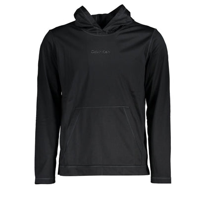 Calvin Klein Schwarzer Polyester Herren-Kapuzenpullover