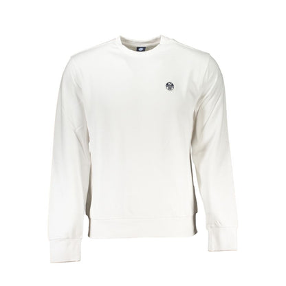 North Sails Weißer Baumwollpullover für Männer