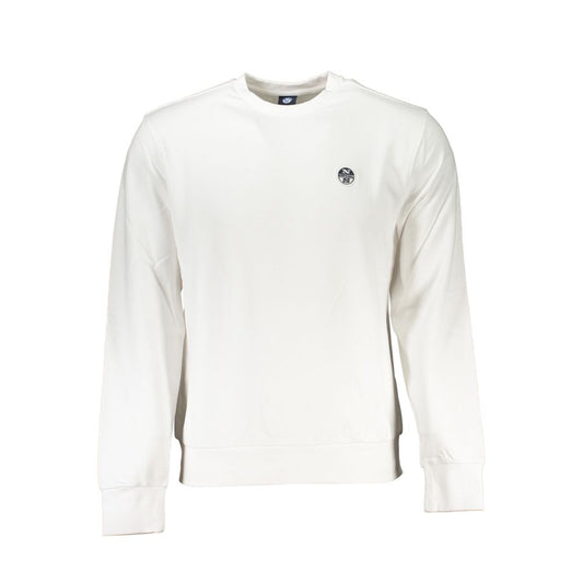 North Sails Weißer Baumwollpullover für Männer