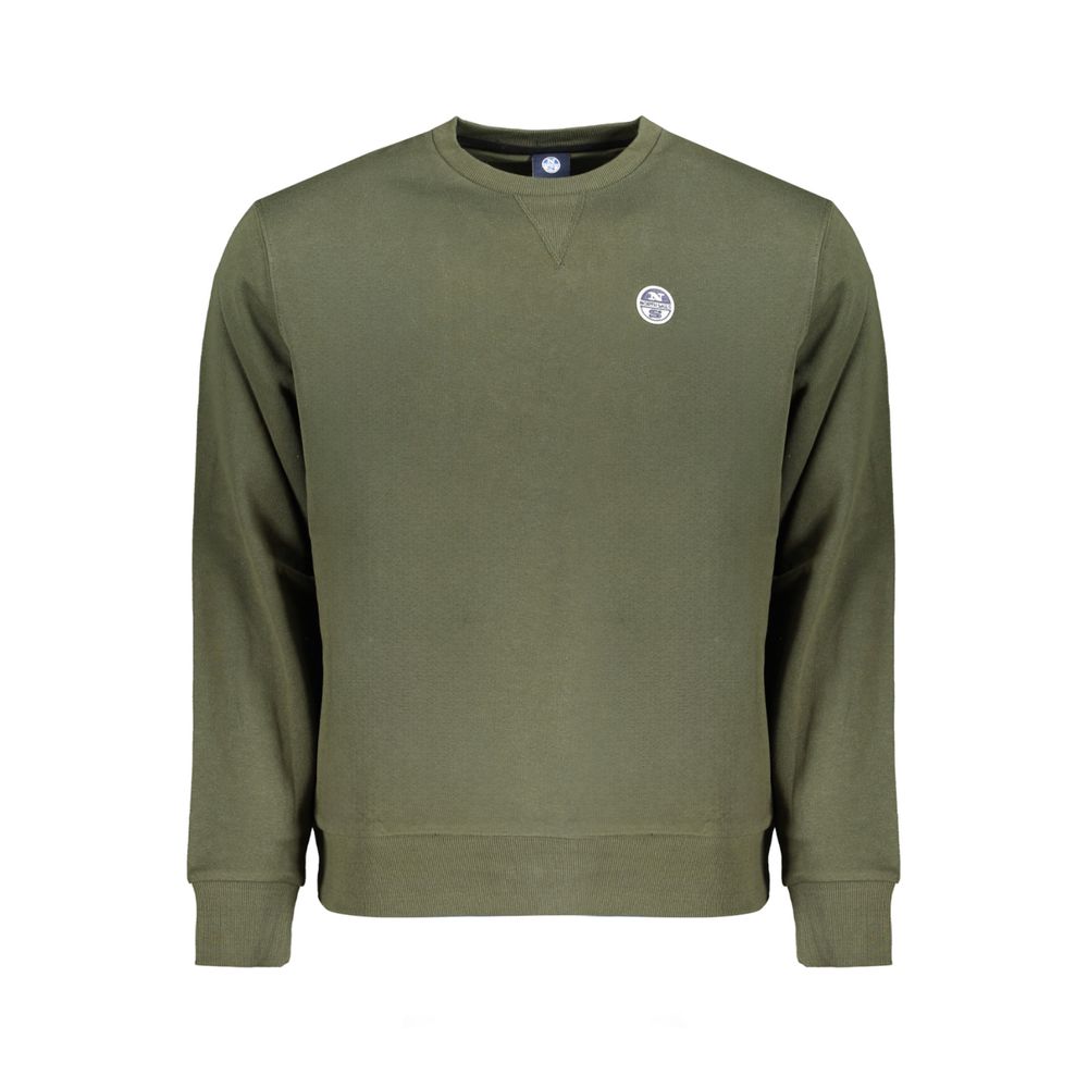 North Sails Grüner Baumwollpullover für Männer