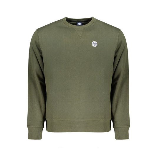 North Sails Grüner Baumwollpullover für Männer