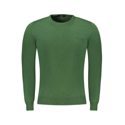 Cavalli Class Grüner Viskose Pullover für Männer