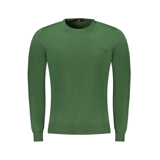 Cavalli Class Grüner Viskose Pullover für Männer