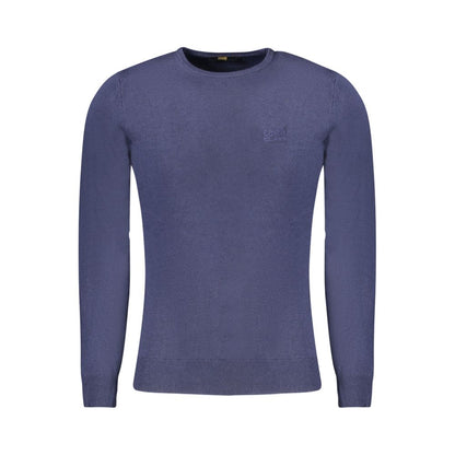 Cavalli Class Blauer Viskose Pullover für Männer