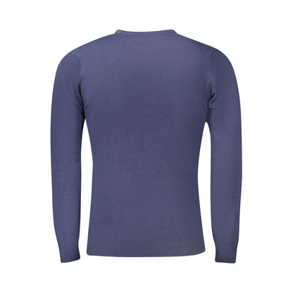 Cavalli Class Blauer Viskose Pullover für Männer
