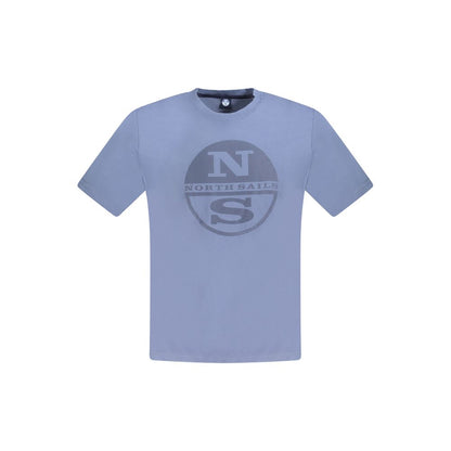 North Sails Blau Baumwolle Männer T-Shirt