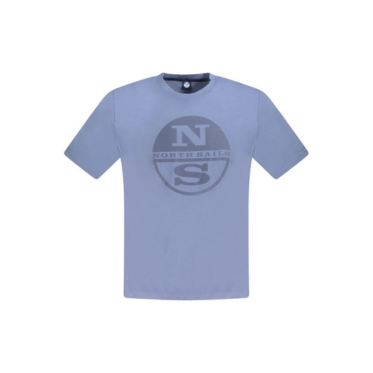 North Sails Blau Baumwolle Männer T-Shirt