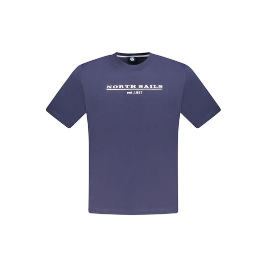 North Sails Blau Baumwolle Männer T-Shirt
