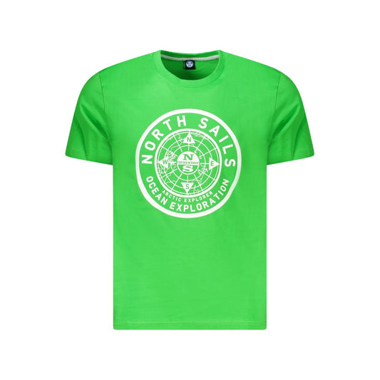 North Sails Grünes Baumwolle Männer T-Shirt