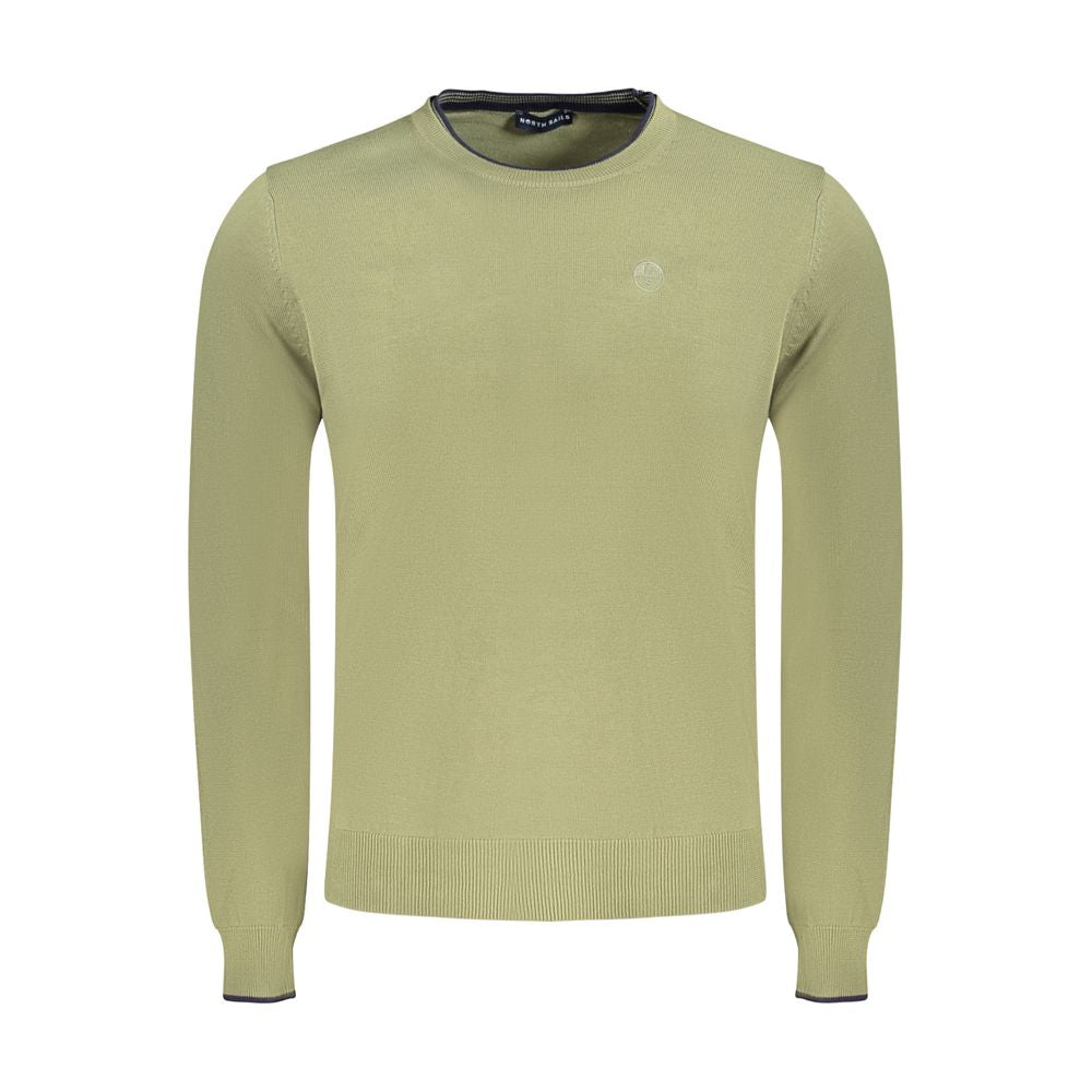 North Sails Grüner Baumwollpullover für Männer